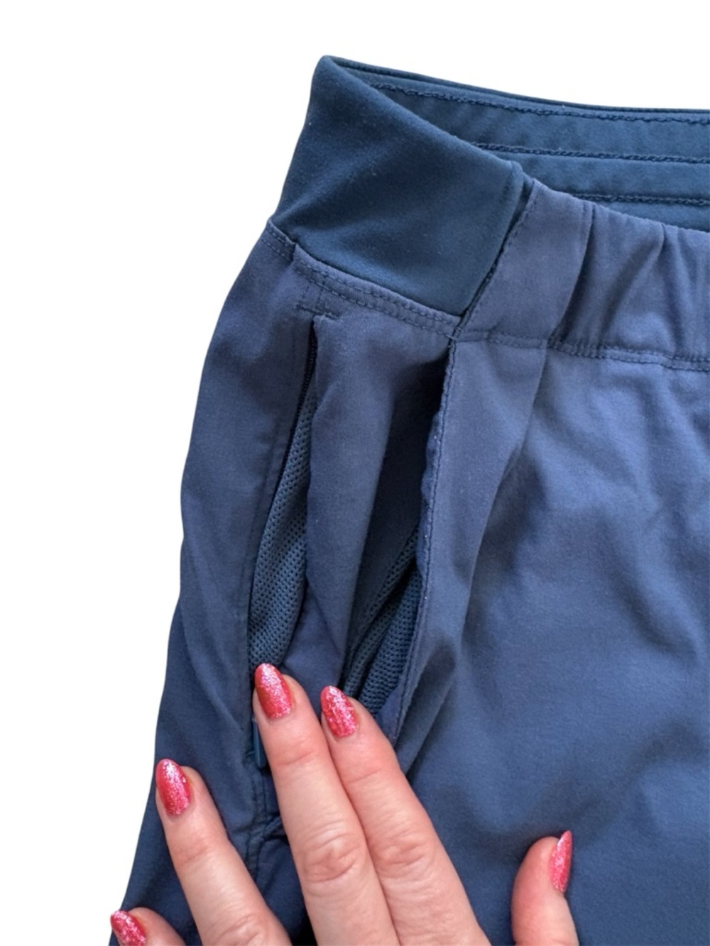 The North Face Classic V Ankle Jogger Pants Hiking Blue - Picture 5 of 14